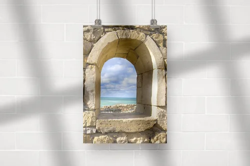 Tranquil Window - Błękitne Odcienie Natury