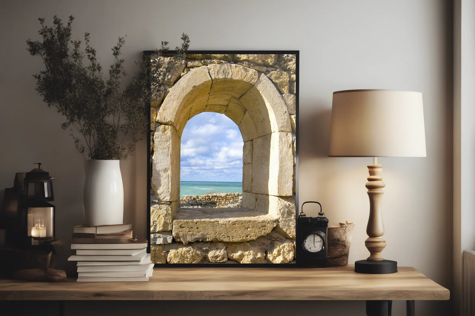 Tranquil Window - Błękitne Odcienie Natury