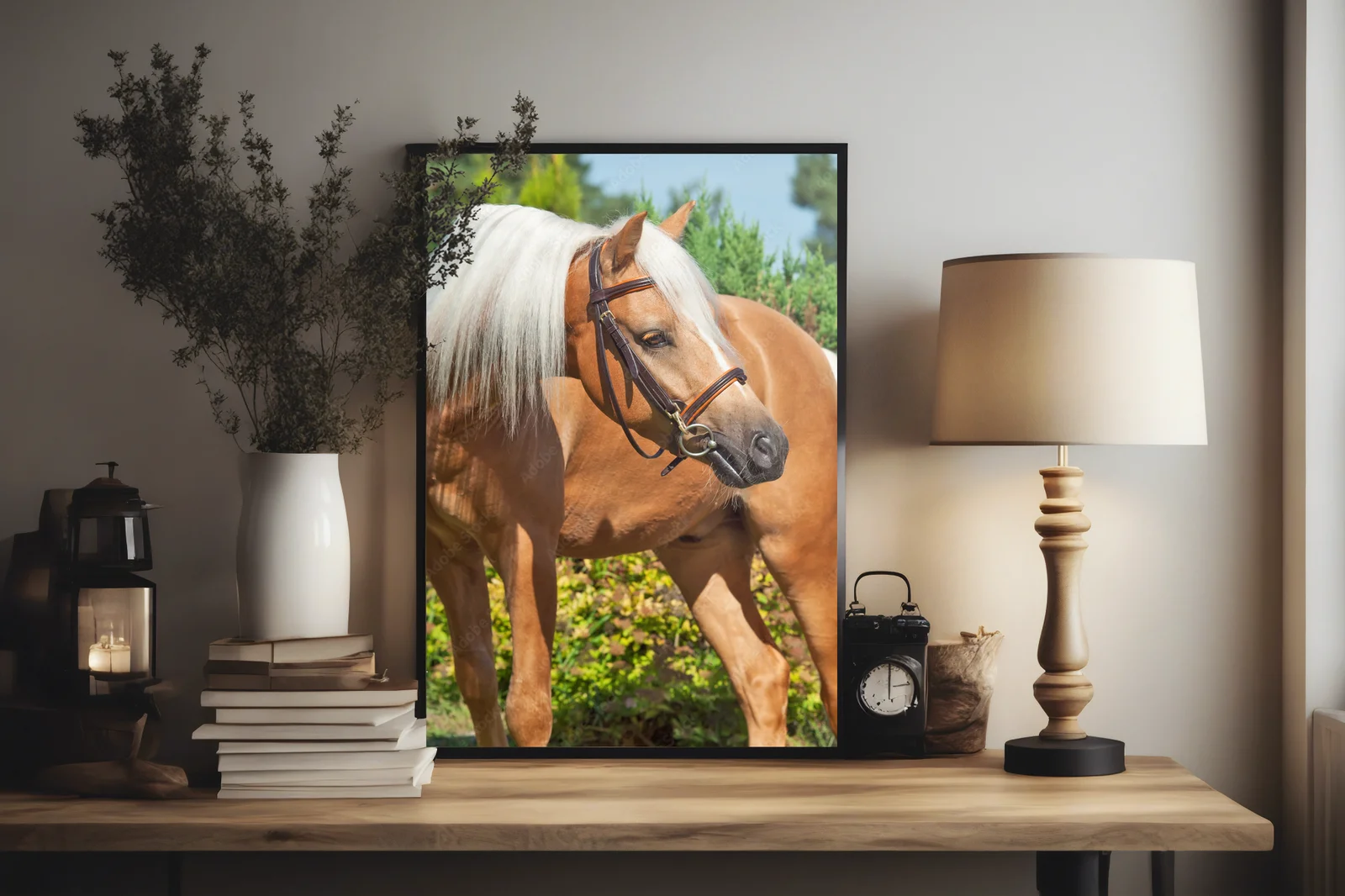 Palomino Welsh Pony w letnim blasku