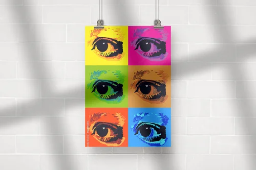 Zachwycająca kompozycja w barwach pop art