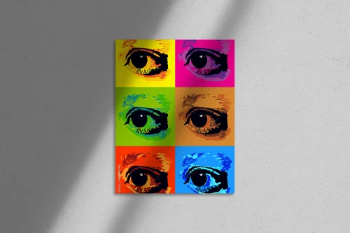 Zachwycająca kompozycja w barwach pop art