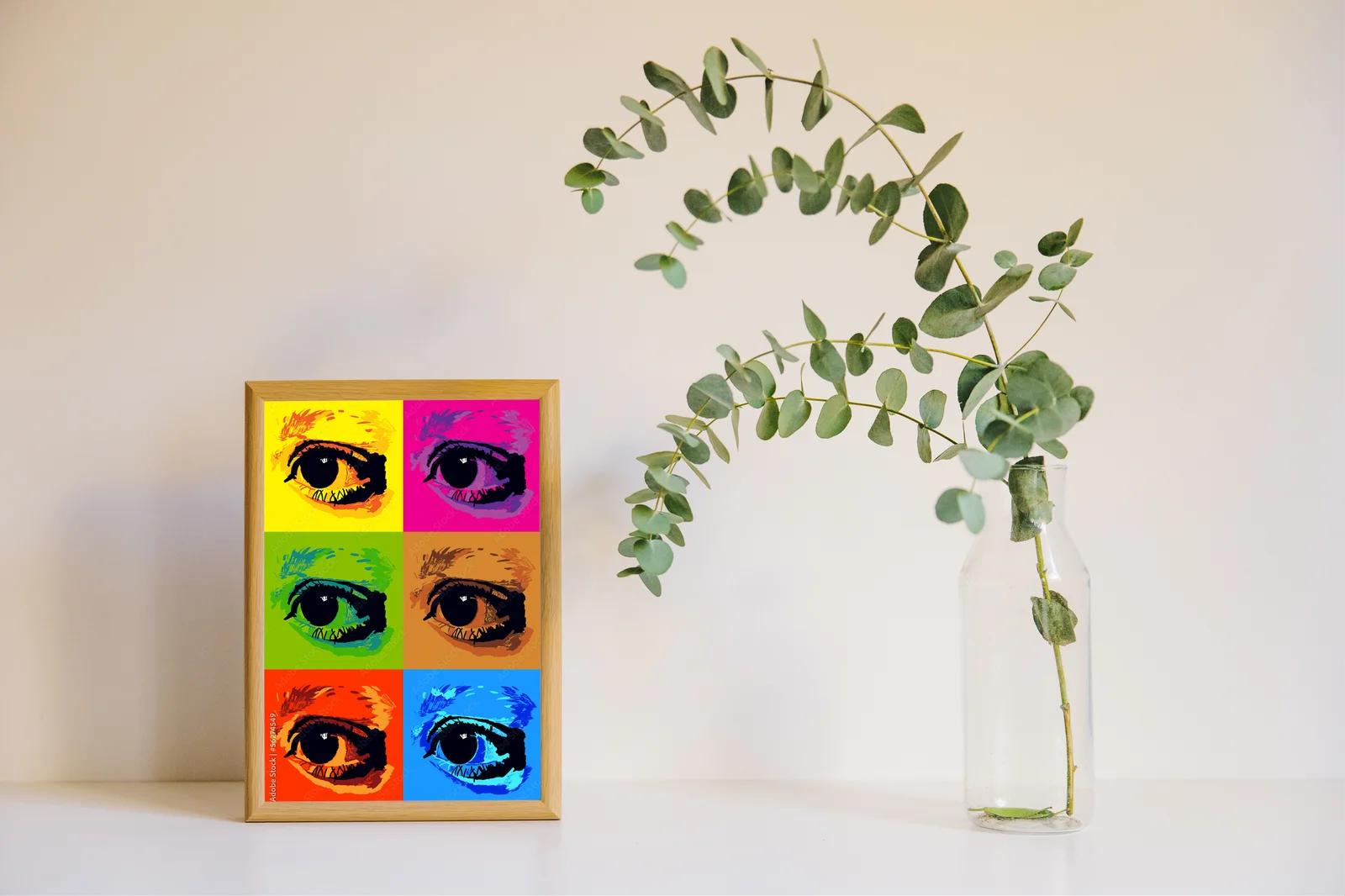 Zachwycająca kompozycja w barwach pop art