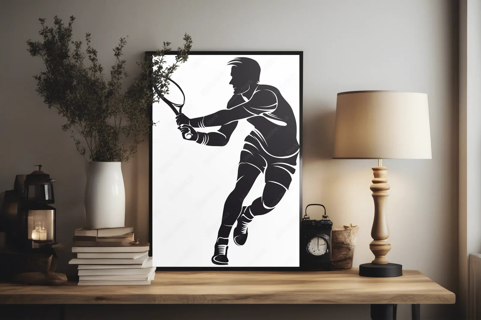 Silhouette tenisisty – dynamiczna sztuka ruchu
