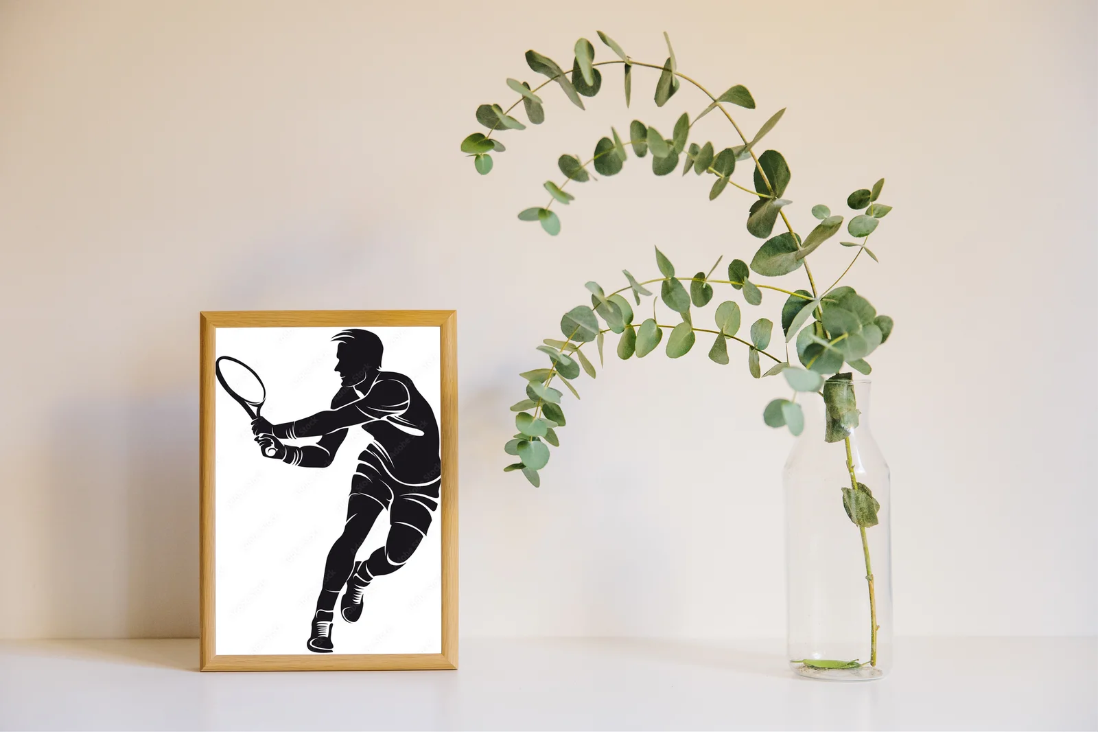 Silhouette tenisisty – dynamiczna sztuka ruchu