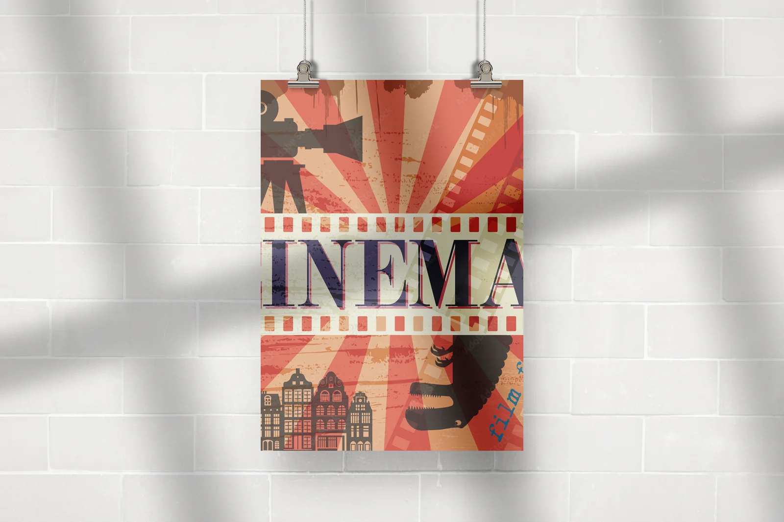 Retrowe kino: Elegancja w intensywnej czerwieni