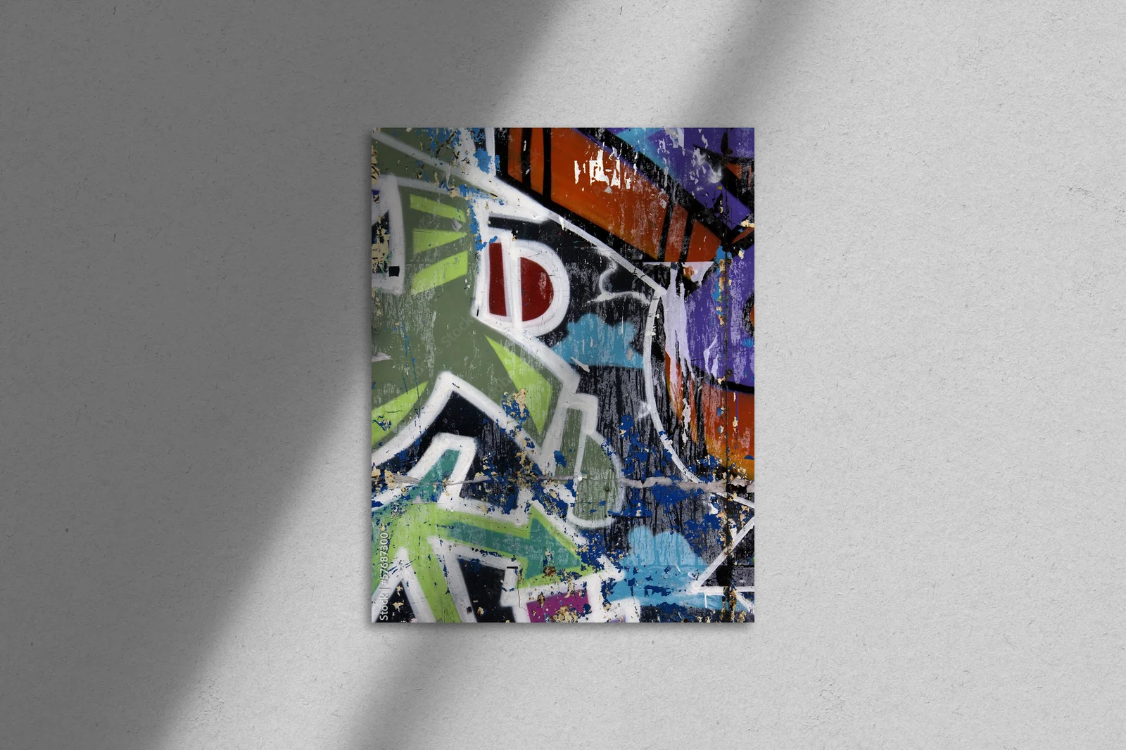 Urok miejski: graffiti w odcieniach zieleni