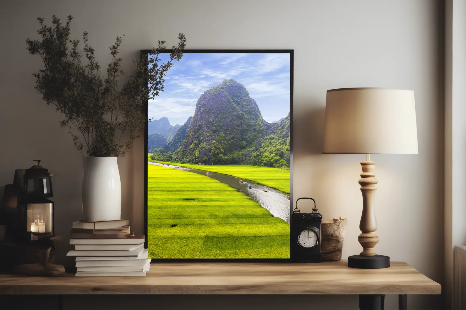 Malownicze pejzaże Ninh Binh w wiosennych barwach