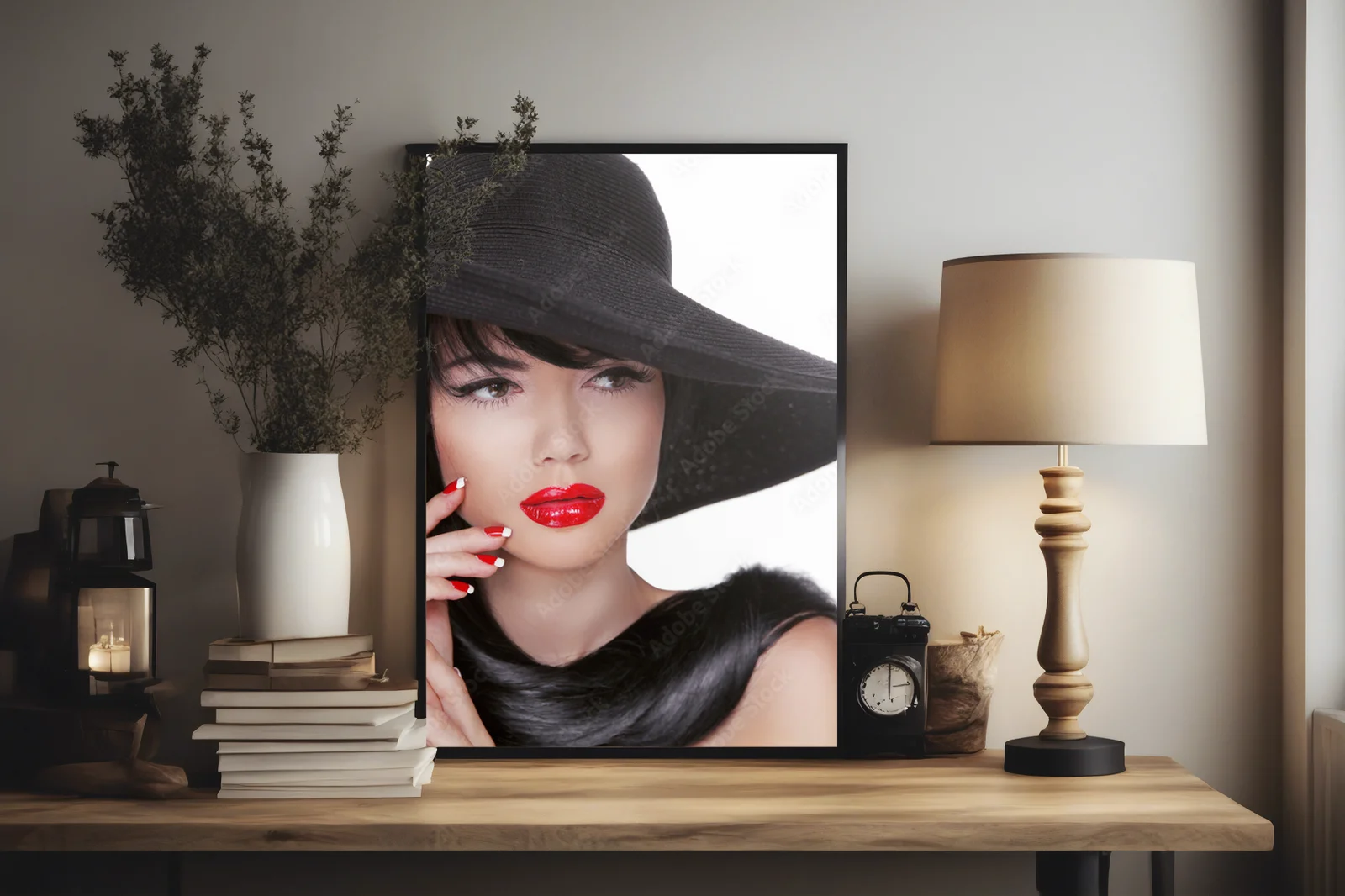 Zjawiskowa Brunetka w Czarnej Elegancji