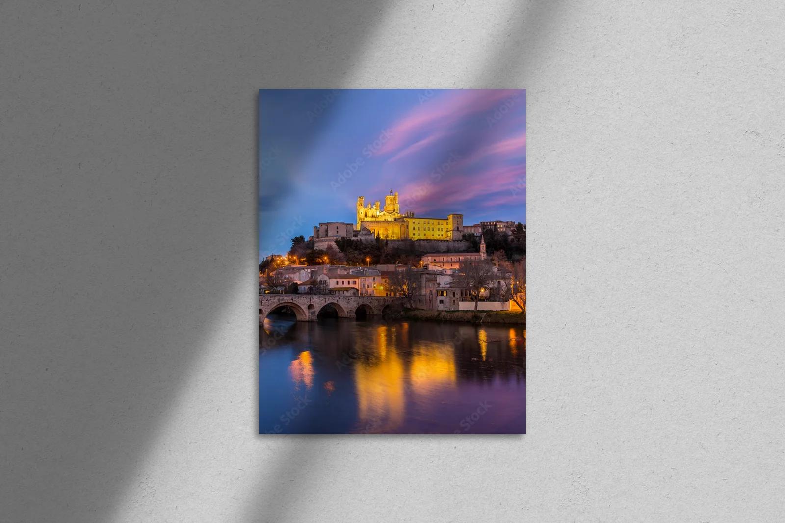 Oczarowujące pejzaże Beziers w odcieniach nieba