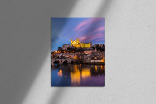 Oczarowujące pejzaże Beziers w odcieniach nieba