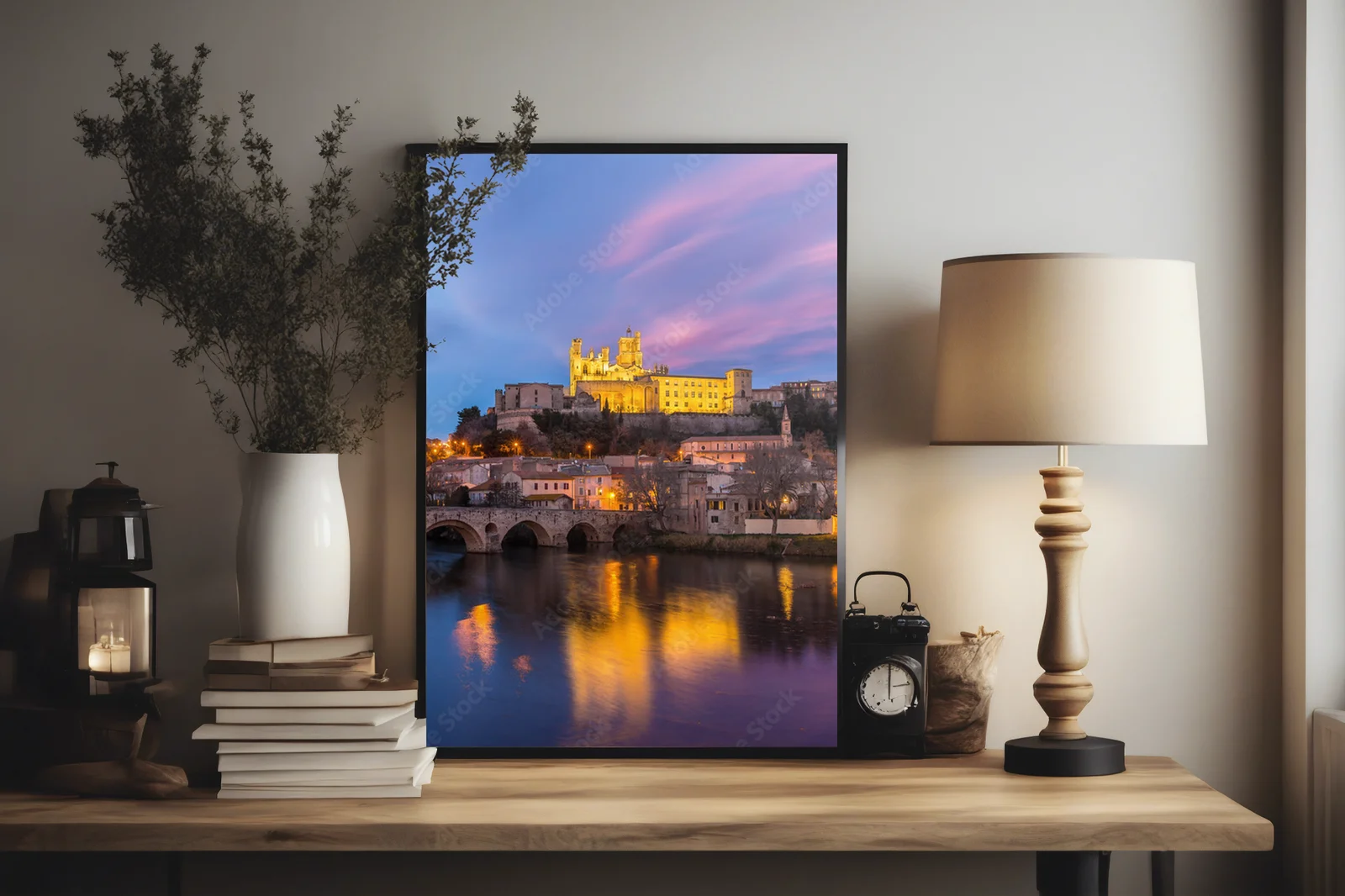 Oczarowujące pejzaże Beziers w odcieniach nieba