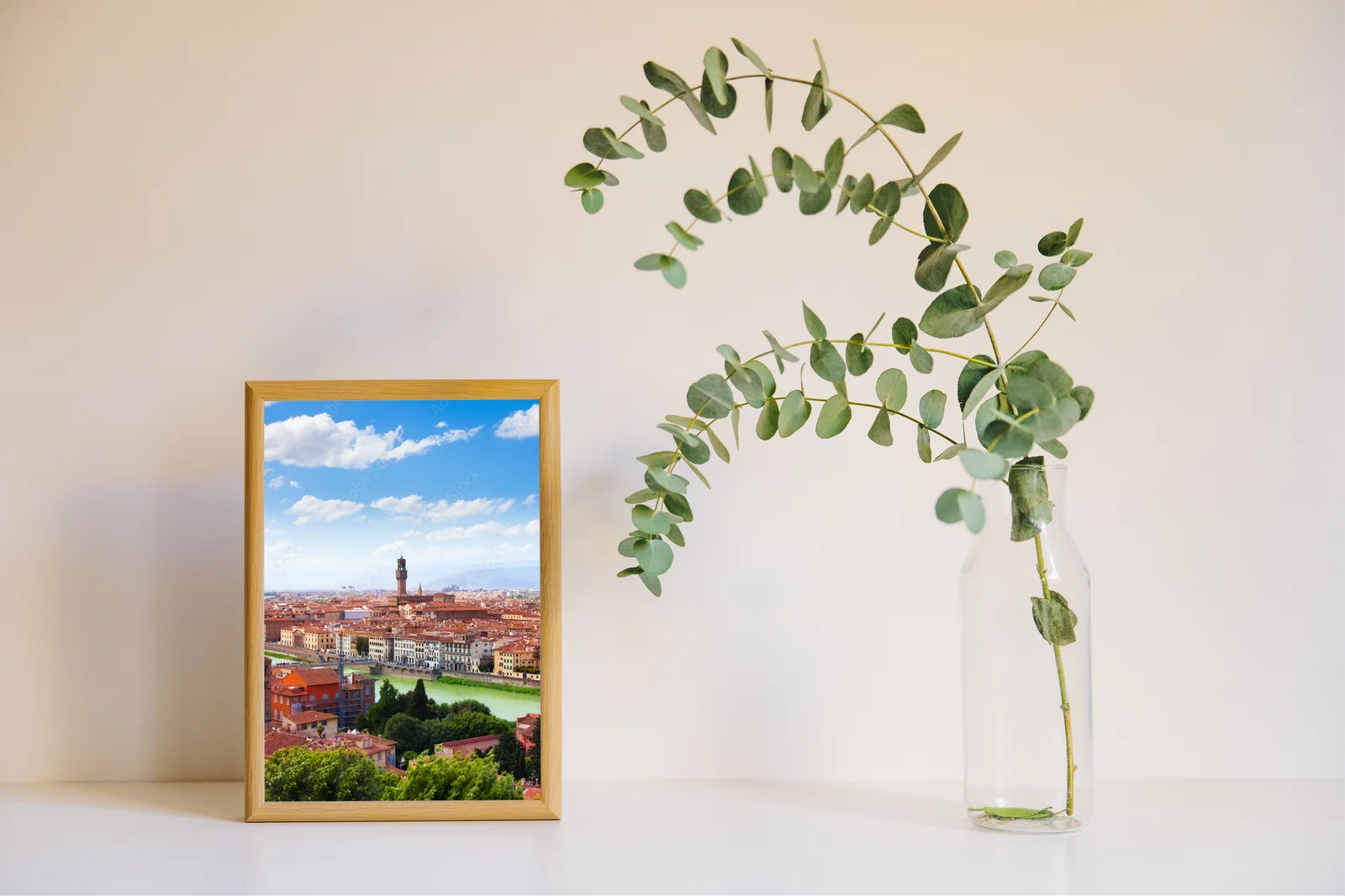 Zachwycająca panorama Florencji nad rzeką Arno