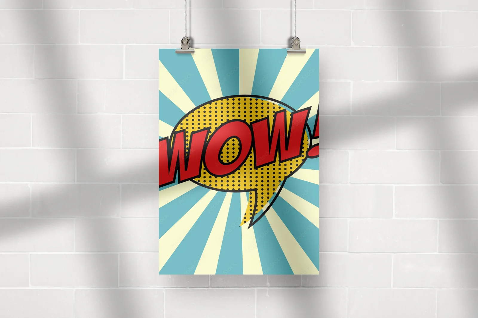 Ekspresyjny pop art w jasnych barwach energii