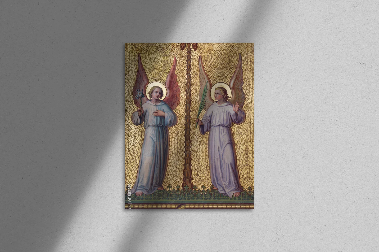 Fresco aniołów w kościele karmelitów