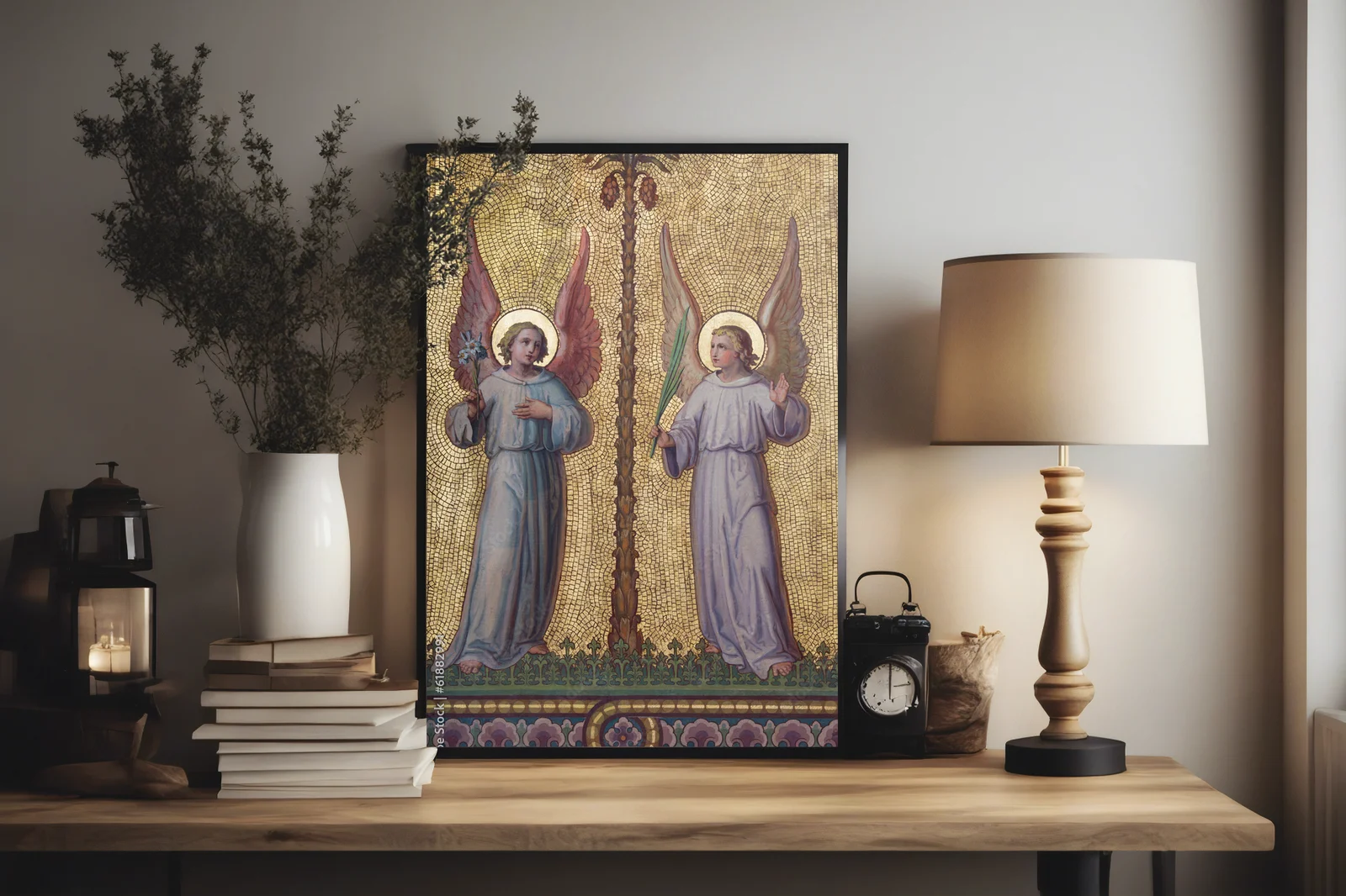 Fresco aniołów w kościele karmelitów