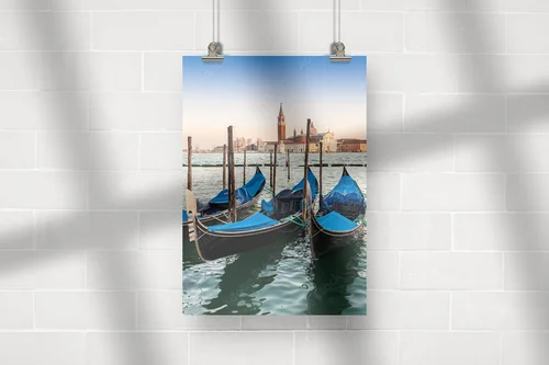 Romantyczna gondola w sercu Wenecji