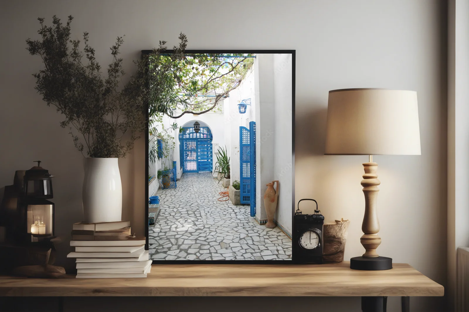 Wspomnienia z letniego dziedzińca w Sidi Bou Said