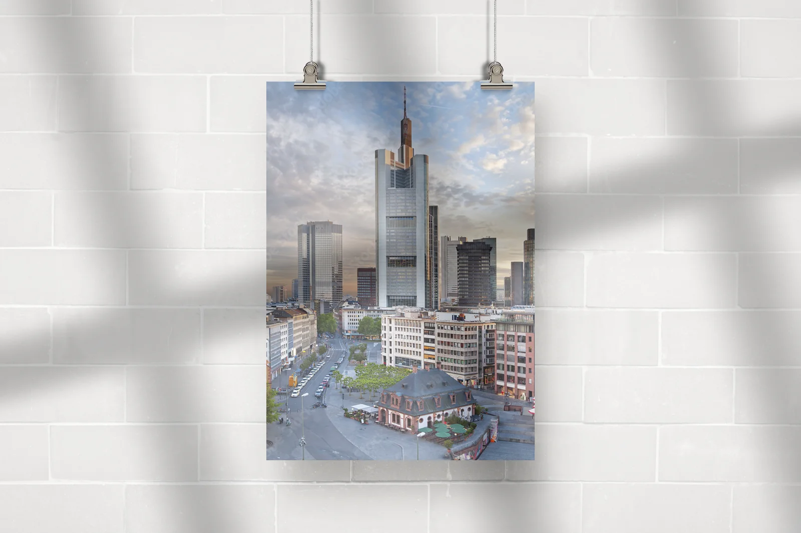 Urbanistyczna harmonijność Frankfurtu w pastelowych odcieniach