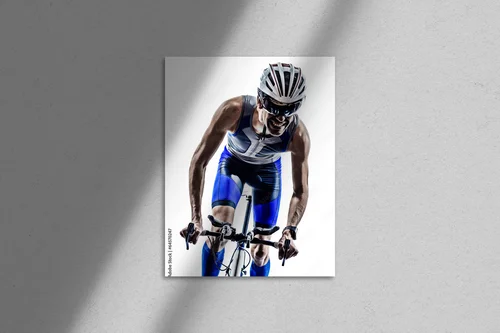 Pasja i determinacja triathlonisty w harmonijnych barwach