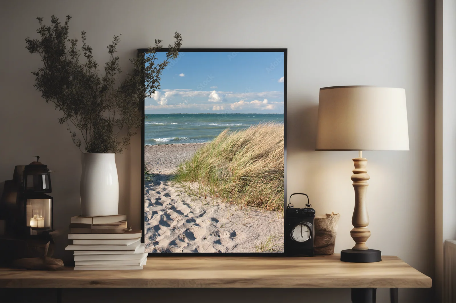 Błękitne Ścieżki Przez Duńskie Dune w Heiligenhafen