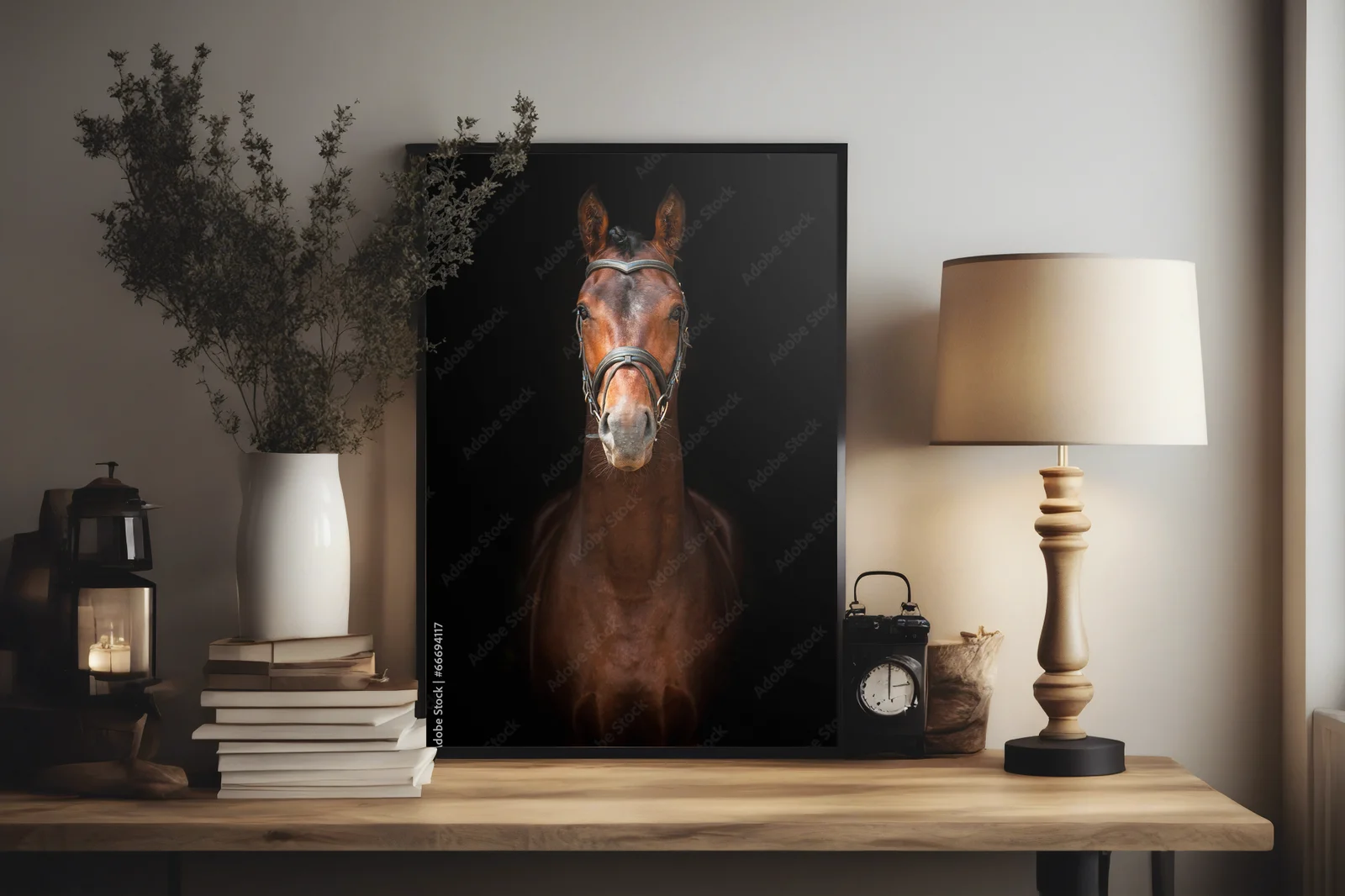 Bay Stallion: Szlachetność i Pasja w Ciemności