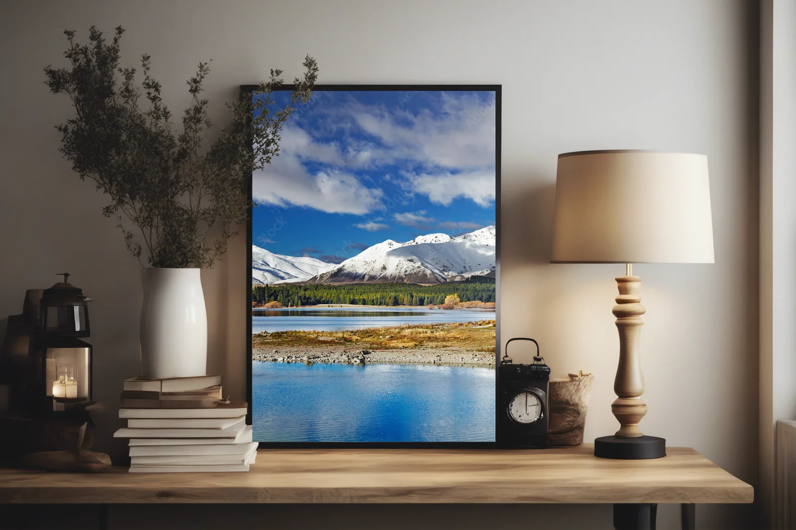 Cudowne jezioro Tekapo w majestatycznych barwach