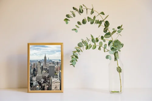 Stonowane kolory Manhattan w promieniach słońca