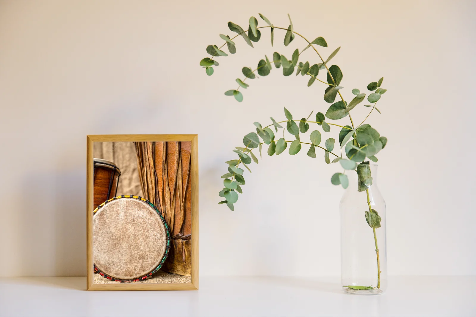 Wyjątkowe djembe w naturalnych odcieniach