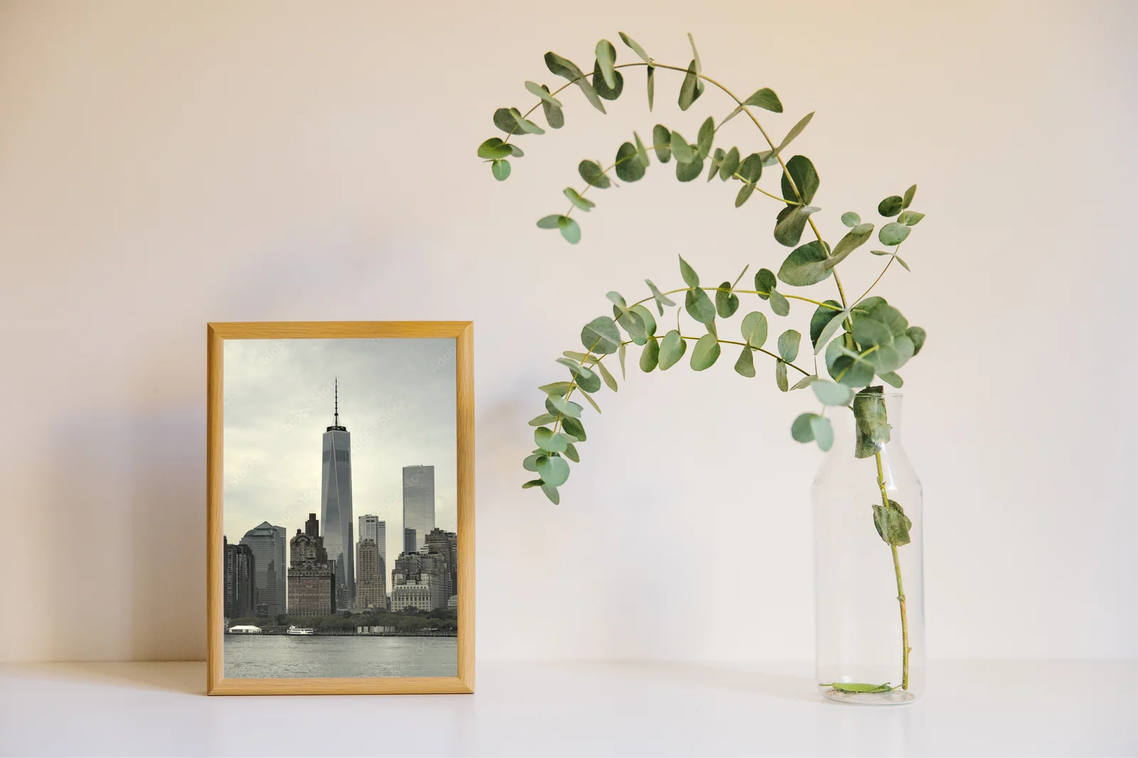 Przyciągające spojrzenie Manhattan w pastelowych tonach