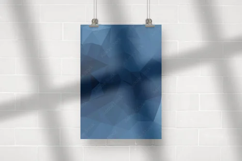 Harmonia niebieskich geometrycznych kształtów