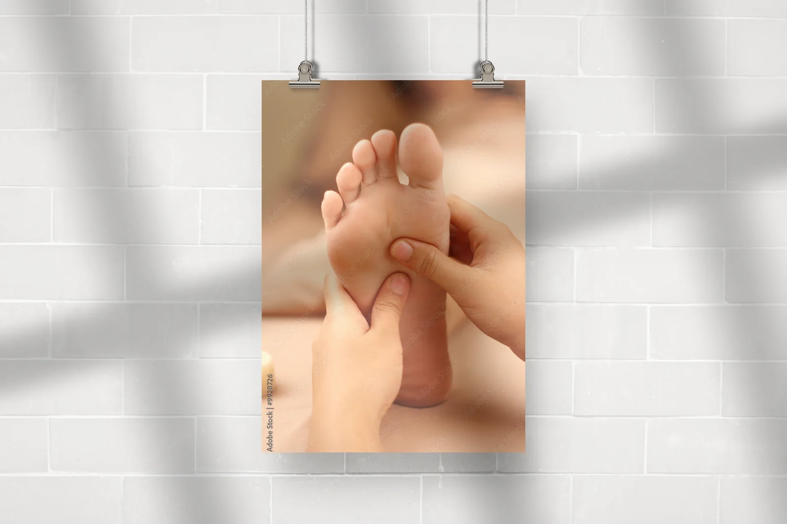 Refleksoterapia stóp w subtelnych odcieniach