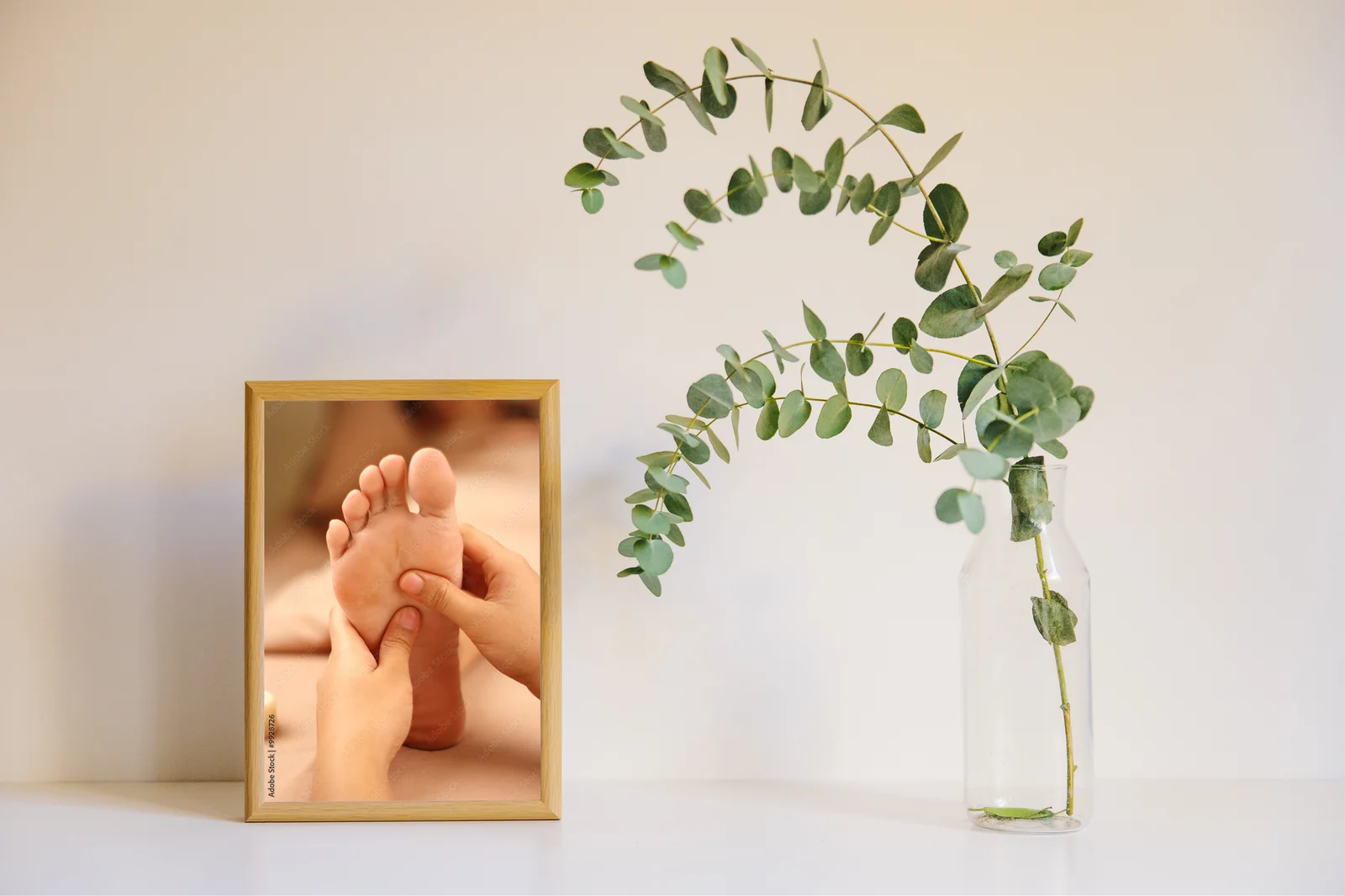 Refleksoterapia stóp w subtelnych odcieniach
