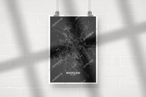 Warszawskie ulice w czerni i bieli