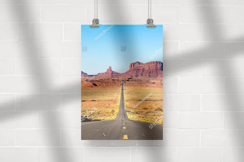 Szlak i wspomnienie Monument Valley w zachodnim USA