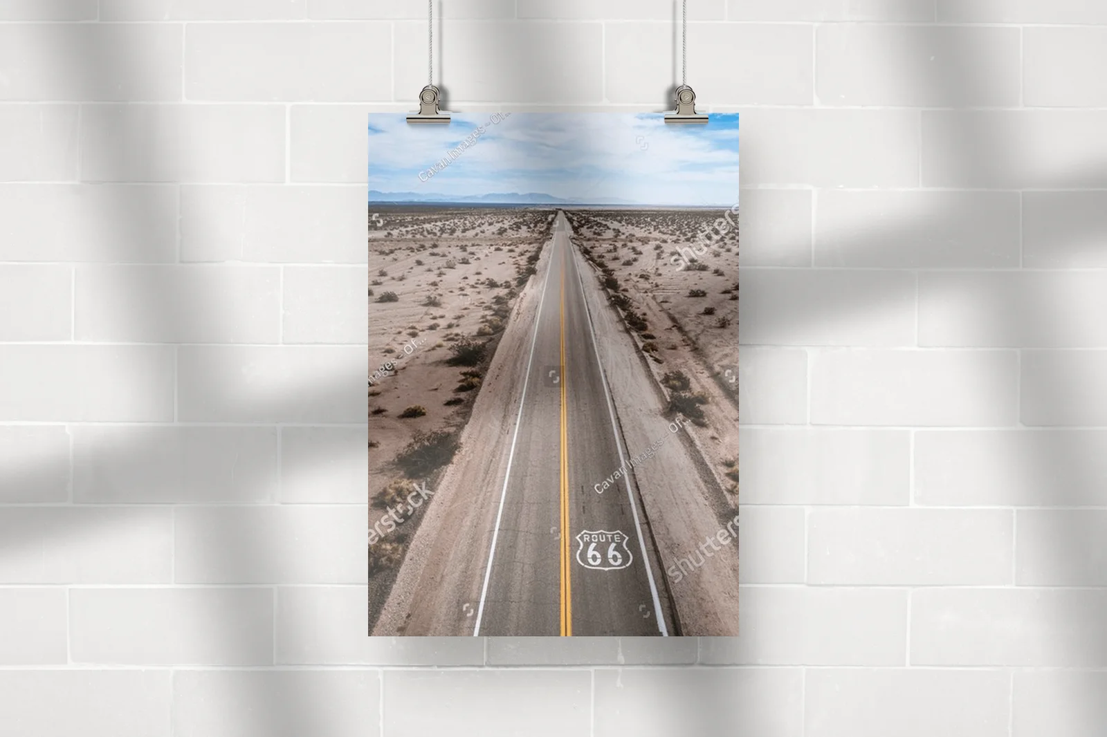 Duch Route 66 w barwach pustyni Mojave