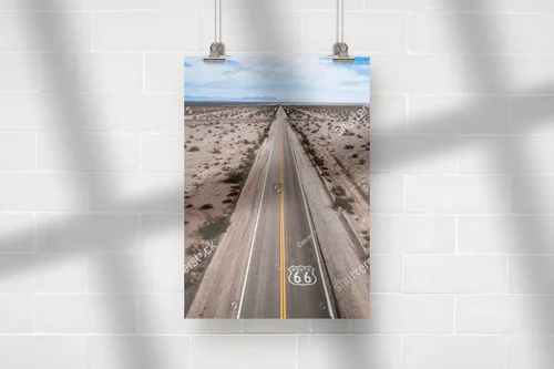 Duch Route 66 w barwach pustyni Mojave