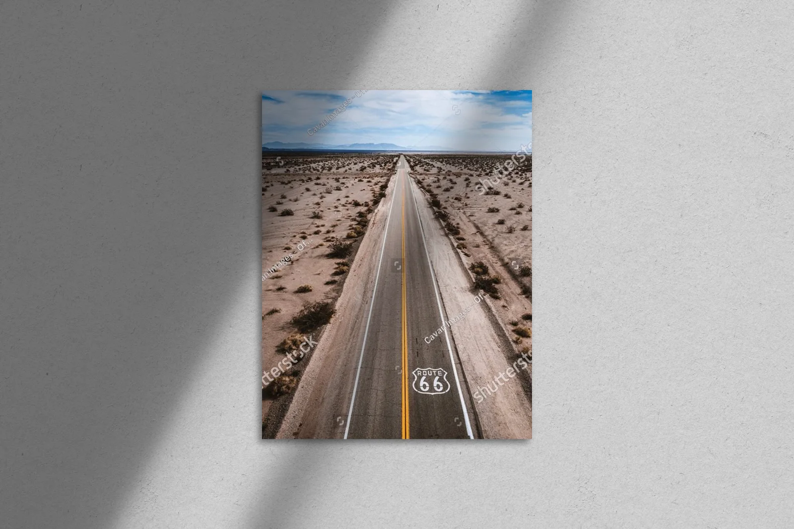 Duch Route 66 w barwach pustyni Mojave