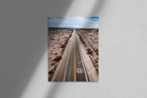 Duch Route 66 w barwach pustyni Mojave
