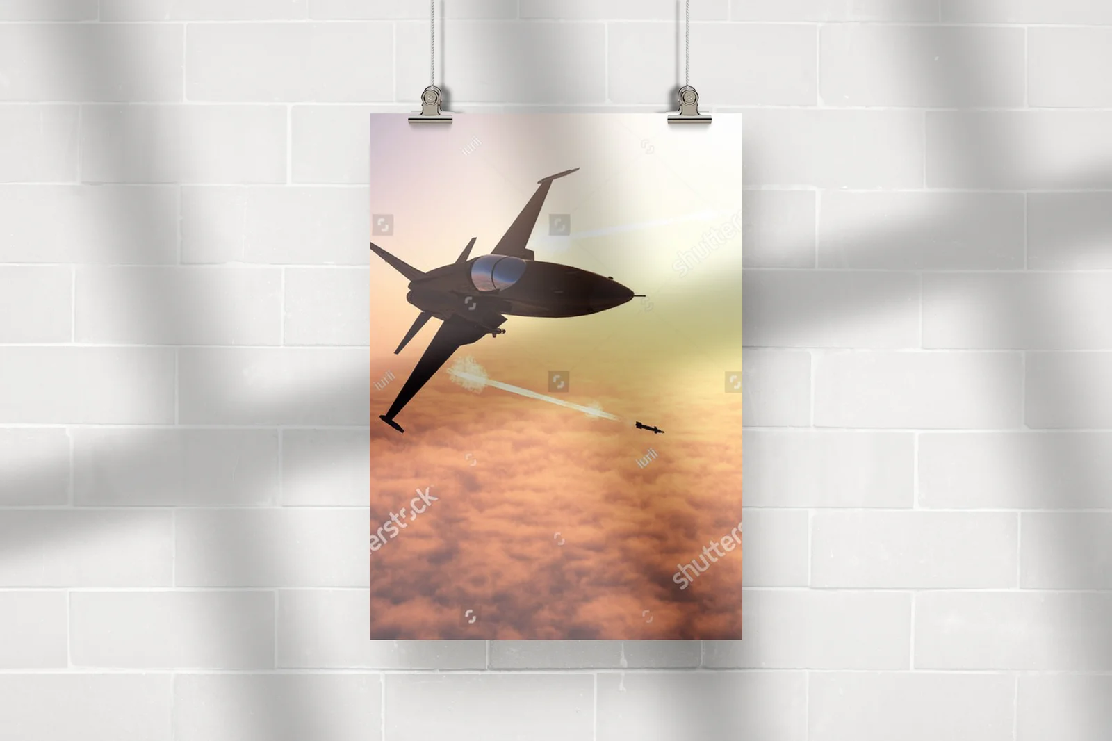Nowoczesny jet w odcieniach nieba