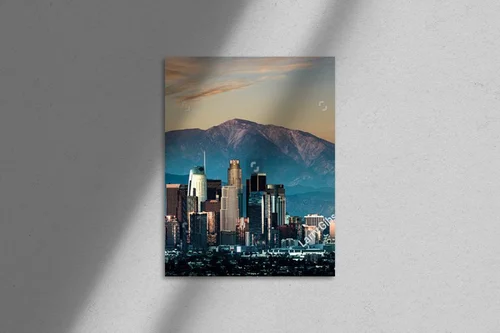 Urok Los Angeles o zachodzie słońca