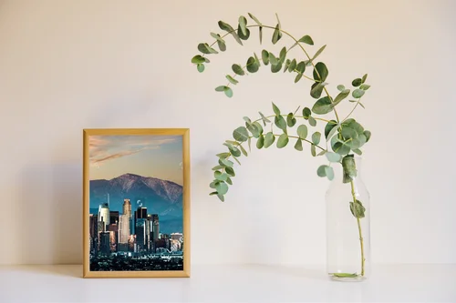 Urok Los Angeles o zachodzie słońca