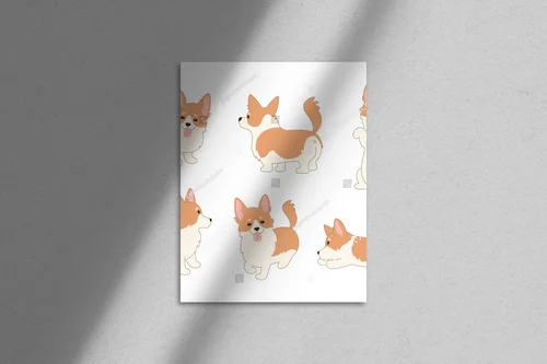 Urocze koronkowe corgi w aksamitnej bieli