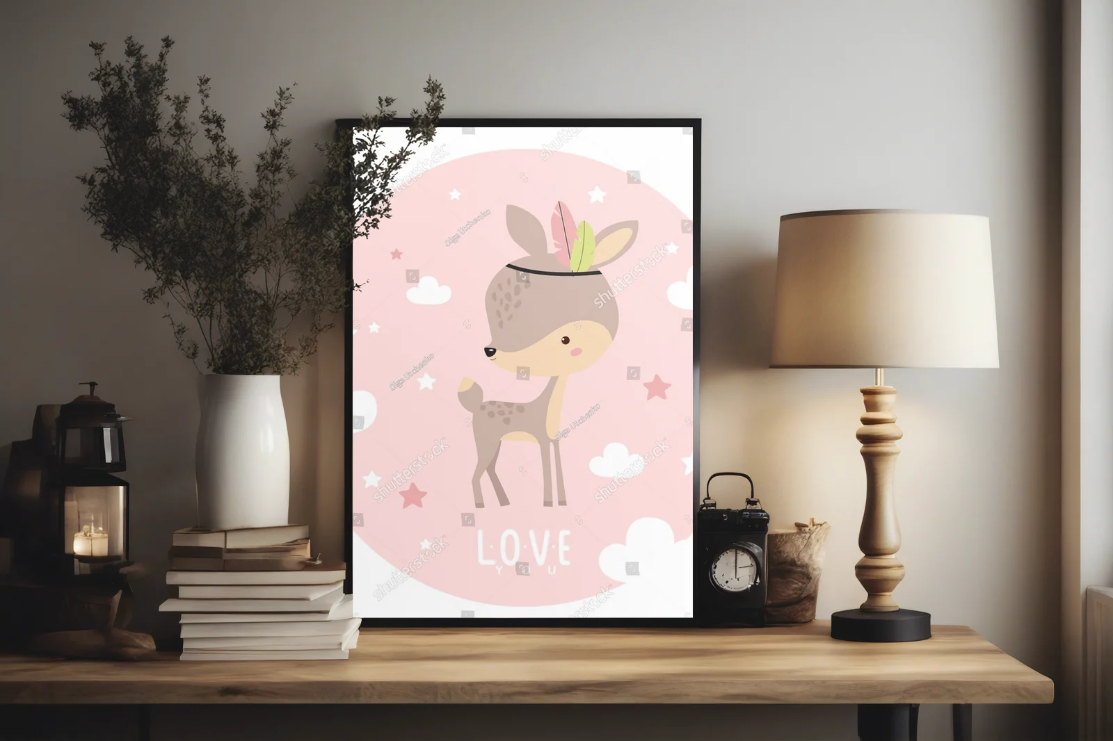 Urokliwa ilustracja w pastelowych odcieniach
