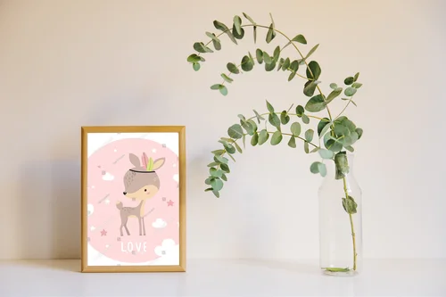 Urokliwa ilustracja w pastelowych odcieniach