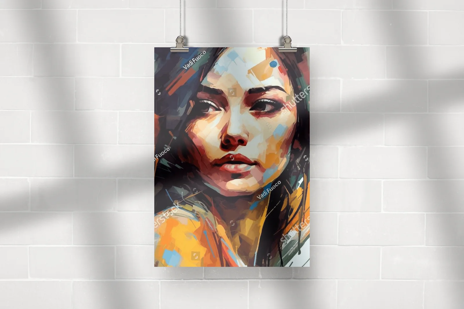 Zmysłowy portret młodej kobiety w pastelowych odcieniach