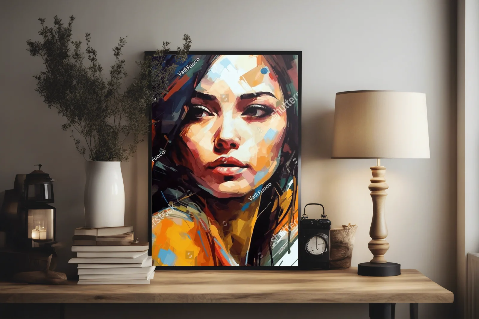Zmysłowy portret młodej kobiety w pastelowych odcieniach
