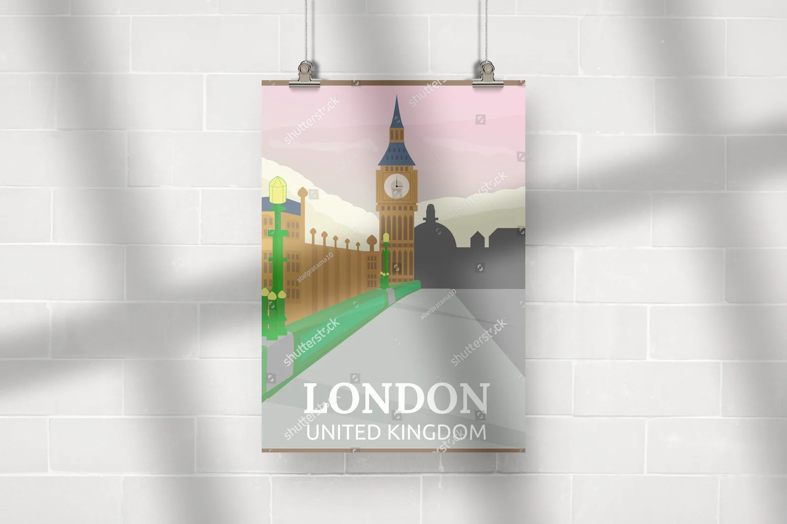 Retro podróż do Londynu z Big Benem