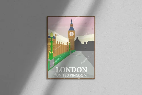 Retro podróż do Londynu z Big Benem