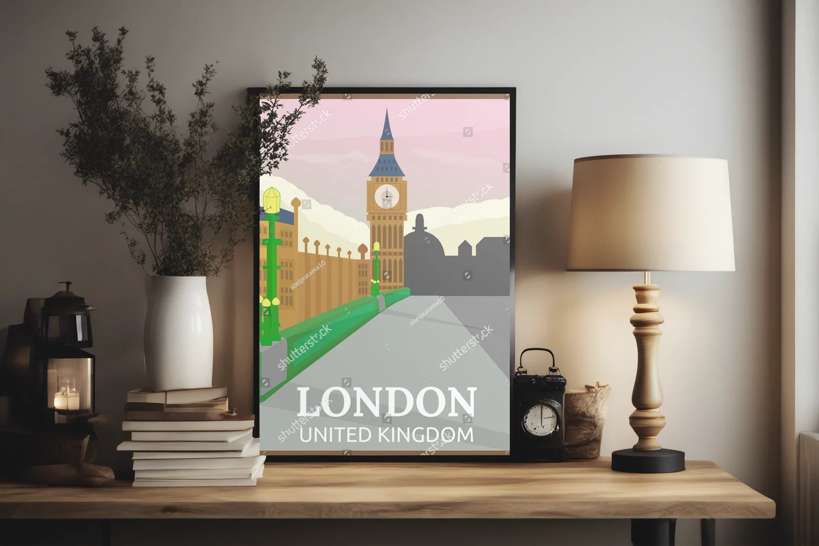 Retro podróż do Londynu z Big Benem