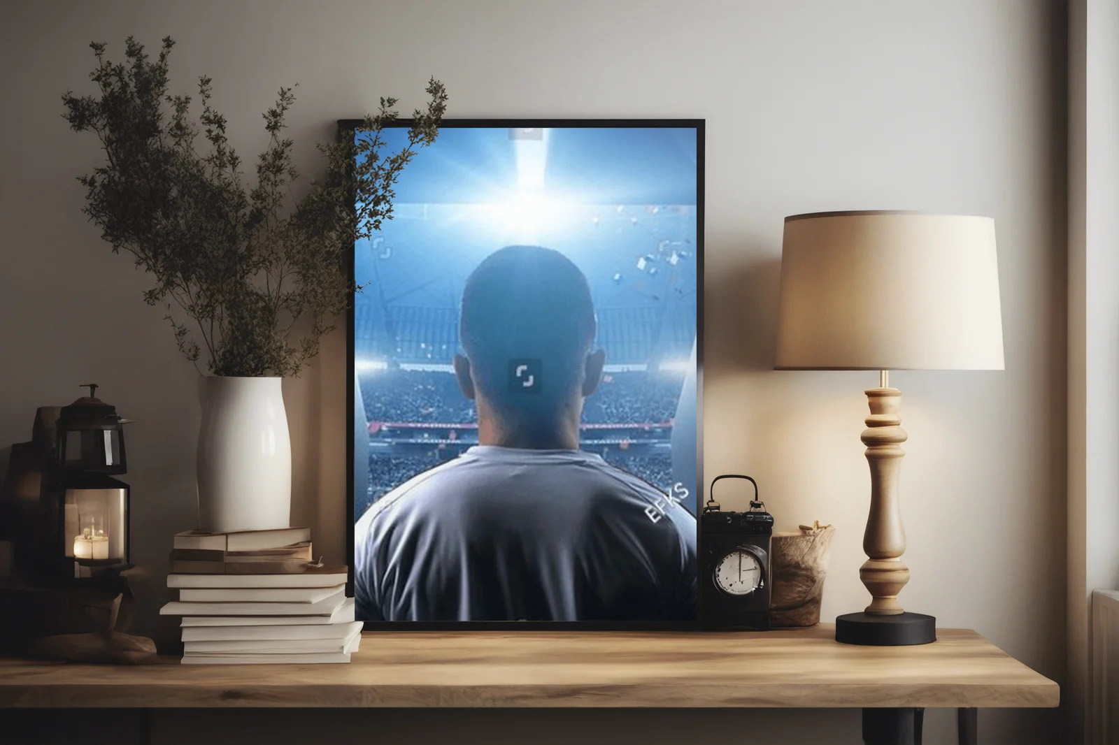 Wejście piłkarza do stadionowego tunelu